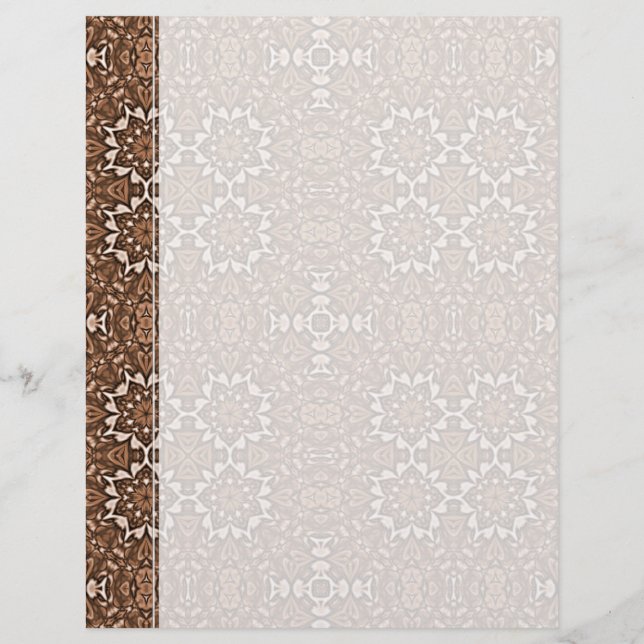 Tea Color Kaleidoscope Pattern (Front)