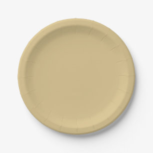 Tea-Colored Paper Plates