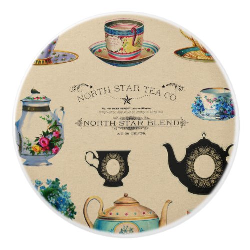 Tea Company  Vintage Drawer Knobs Pulls