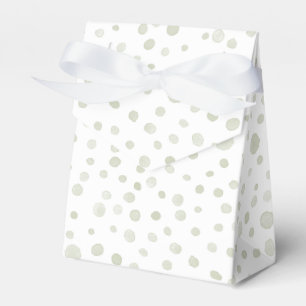 Tea Confetti Watercolor Dots Favor Box