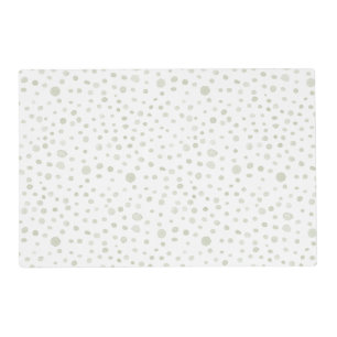 Tea Confetti Watercolor Dots Paper Placemats
