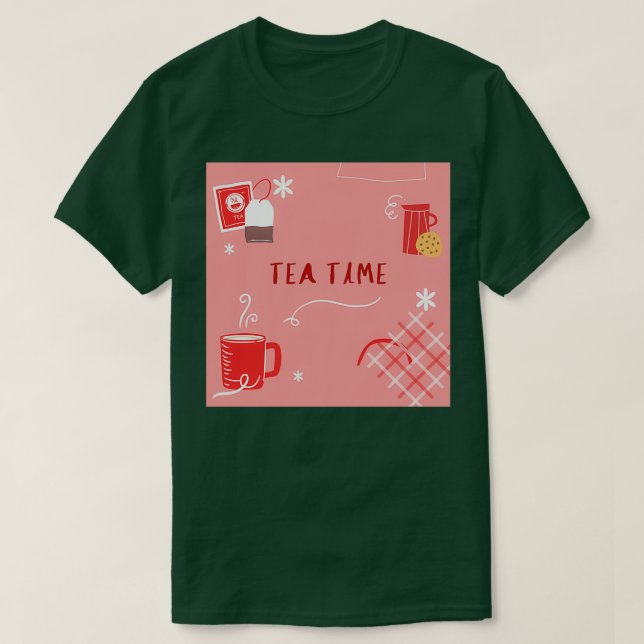 Tea Cup 13 T-Shirt (Design Front)