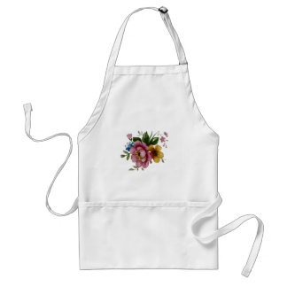 Tea Cup Bouquet Adult Apron