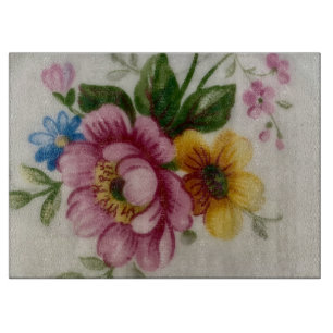 Tea Cup Bouquet  Cutting Board