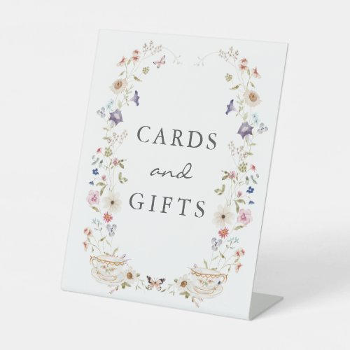 Tea Cup Cards and Gift Sign