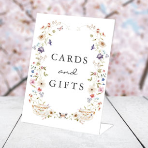 Tea Cup Cards and Gift Sign