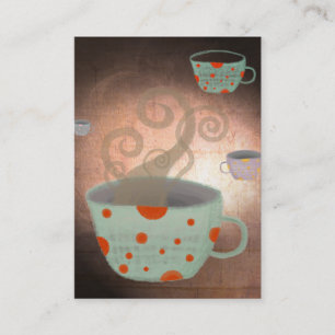 Tea Cup Coffee Shop Business Card
