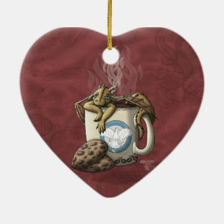 [Tea Cup Dragon] Coffee Ceramic Ornament