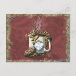 [Tea Cup Dragon] Coffee Postcard