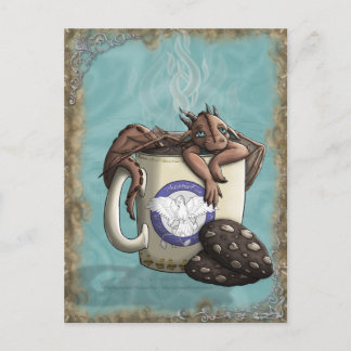 [Tea Cup Dragon] Mocha Postcard