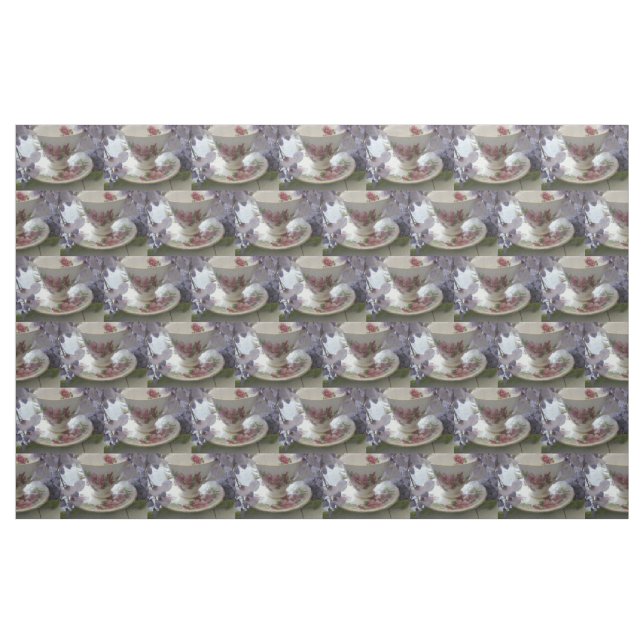 Tea Cup Fabric (Fat Quarter)