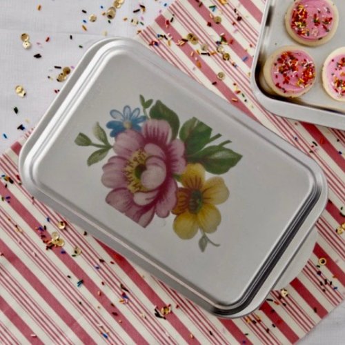 Tea Cup Floral Bouquet Cake Pan