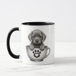 Tea Cup Silver Labrador Retriever Puppy