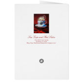 Tea Cups and Red Satin Cards (Back)