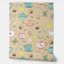 Tea Cups and Teapots English Tea Shop Decor