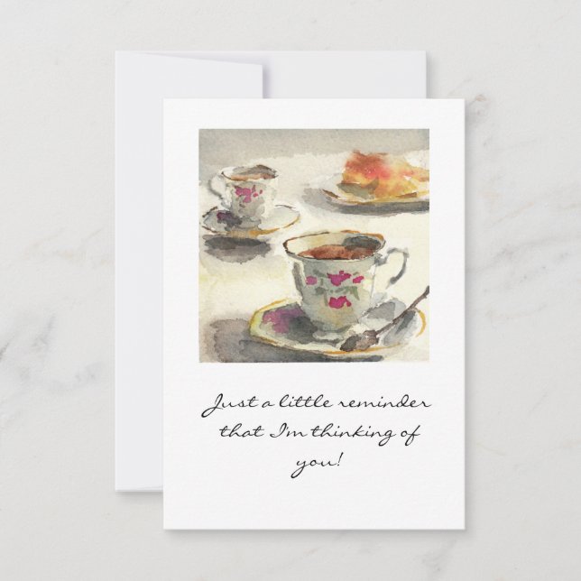 tea cups card (Front)