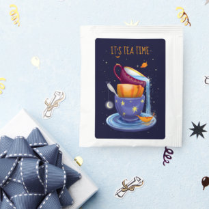 Tea cups Fall Whimsical Tea Party Tea Bag Drink Mix