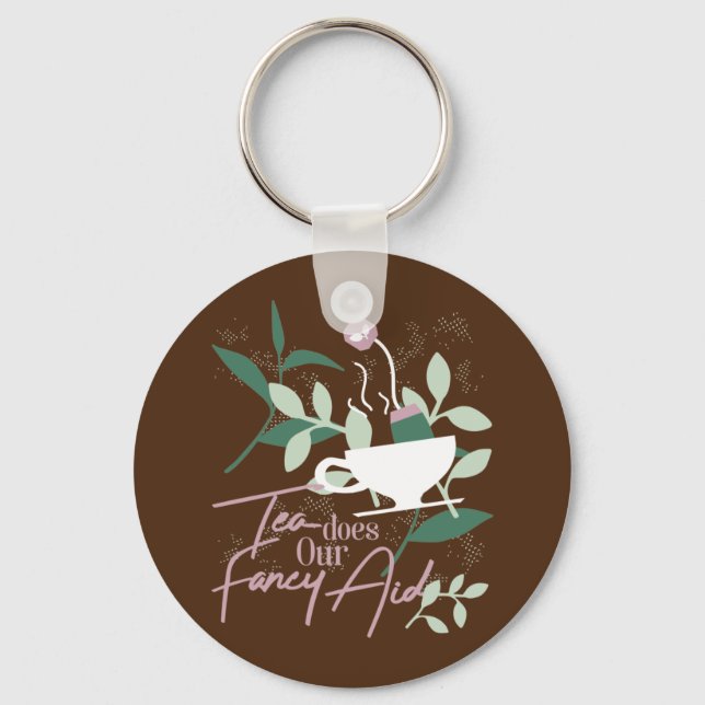 Tea does our fancy aid keychain (Front)