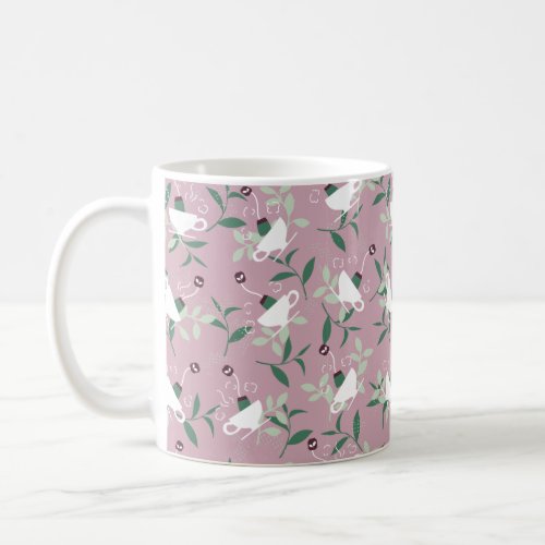 Tea does our fancy aid pattern coffee mug