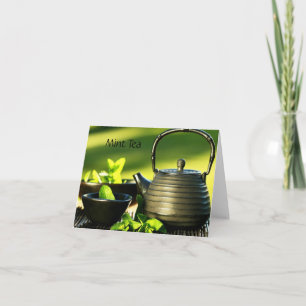 Tea Drinker Note Card