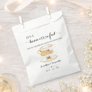 Tea Favor Bags Autumn Fall Wedding favor bag