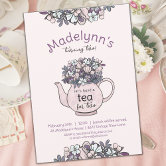 Dress-Up Birthday or Tea Party Invitations | Zazzle