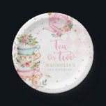 Tea For Two 2nd Birthday Tea Party Decorations  Paper Plates<br><div class="desc">Tea For Two 2nd Birthday Tea Party Decorations Paper Plate 
All designs are © PIXEL PERFECTION PARTY LTD</div>