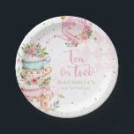 Tea For Two 2nd Birthday Tea Party Decorations  Paper Plates<br><div class="desc">Tea For Two 2nd Birthday Tea Party Decorations Paper Plate 
All designs are © PIXEL PERFECTION PARTY LTD</div>