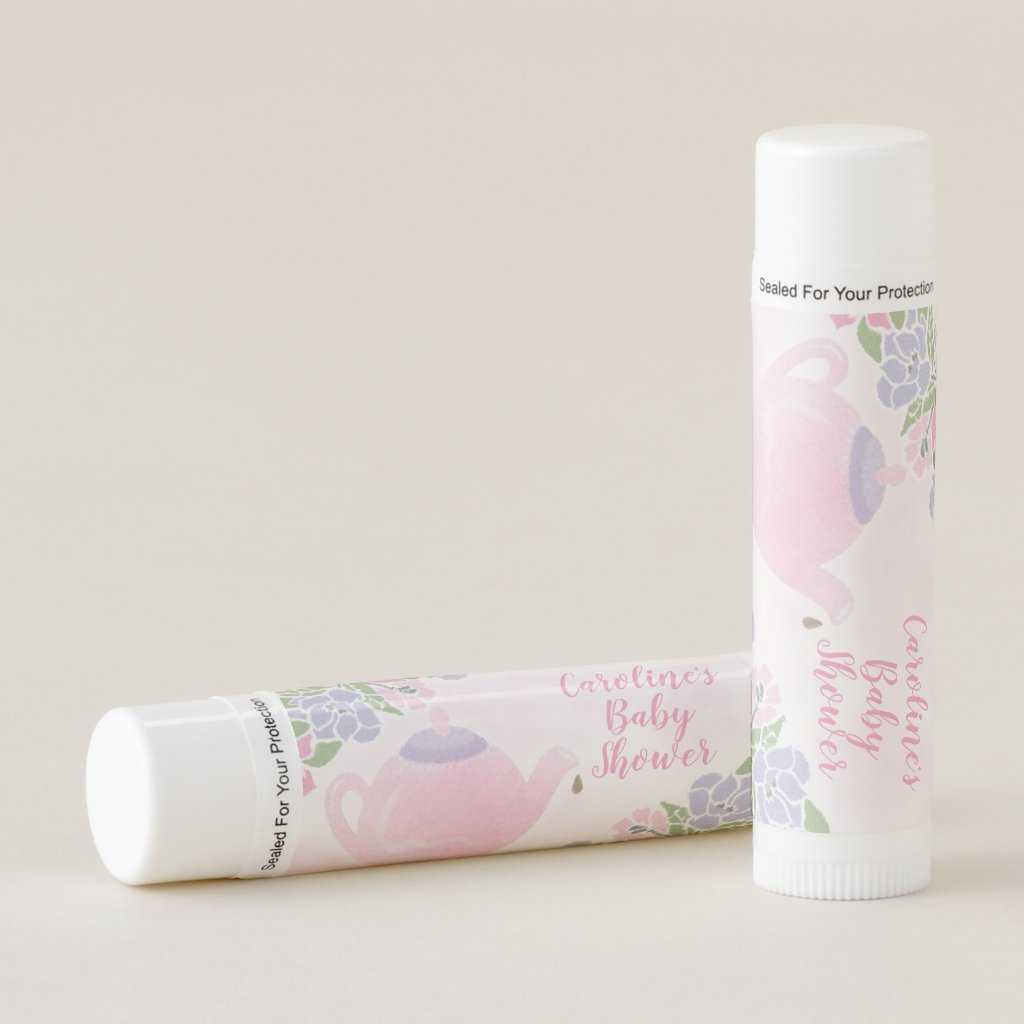 Tea for Two Baby Shower Lip Balm