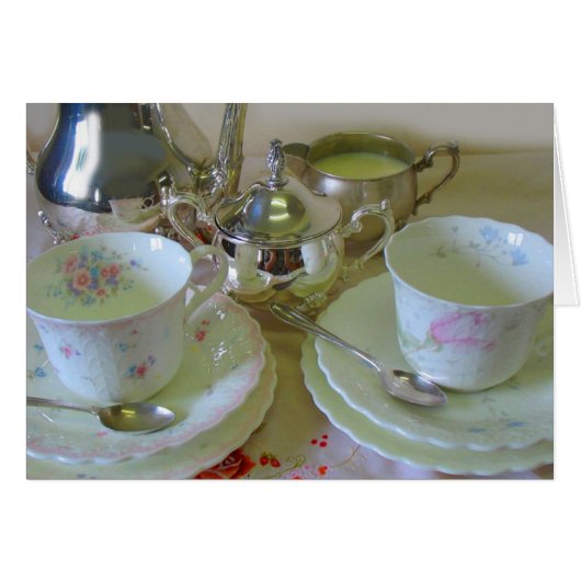 tea for two cards (Front Horizontal)
