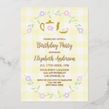 Tea for Two Girl 2nd Birthday