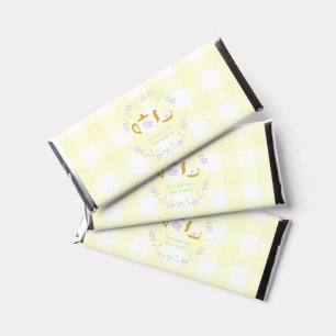 Tea for Two Girl 2nd Birthday Hershey Bar Favors