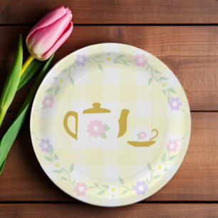 Tea for Two Girl 2nd Birthday Paper Plates