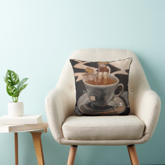 Tea for Two Throw Pillow