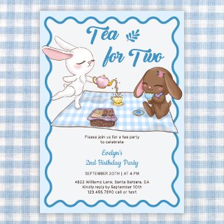 Tea for Two Year Old Animal Tea Party 2nd Birthday