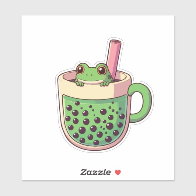 Tea Frog Sticker (Sheet)