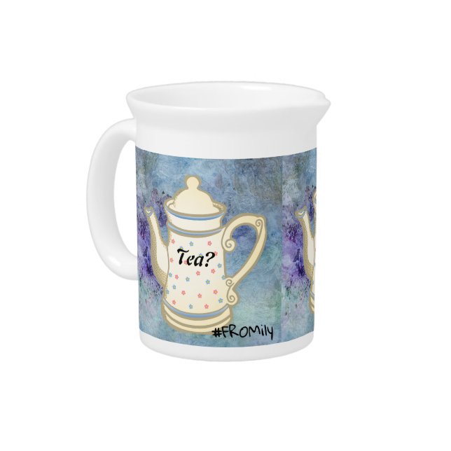 Tea? #FROMily From Fandom Liu Diner Design Beverage Pitcher (Left)