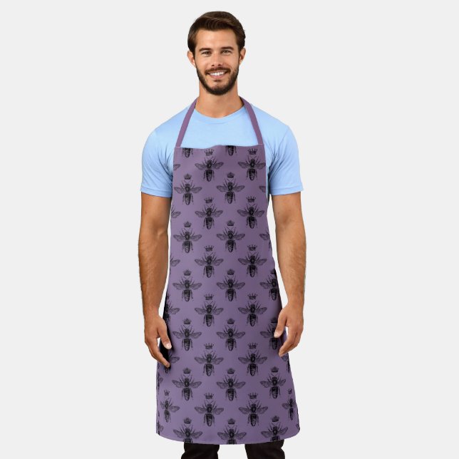 Tea Garden Bee Series Design 2 Apron (Worn)