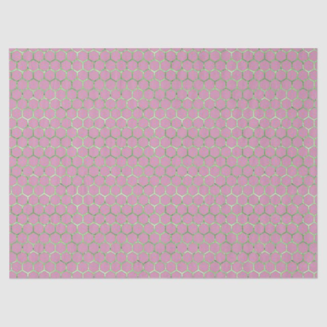 Tea Garden Bee Series Design 5 Tissue Paper (Front)