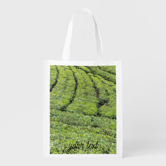 Tea gardens of Munnar on Grocery Bag