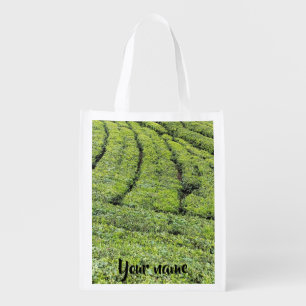 Tea gardens of Munnar on Grocery Bag