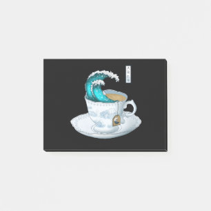 Tea Great Wave Off Kanagawa Post-it Notes