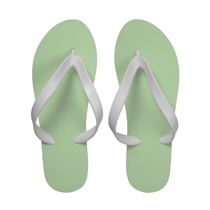 Tea Green Exclusive Color Coordinating Sandals