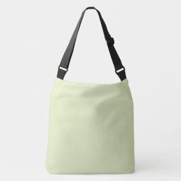Tea Green Solid Blank Color Crossbody Bag