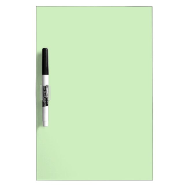 Tea Green Solid Color | Classic  Dry Erase Board (Front)