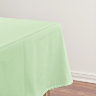 Tea Green Solid Color Classic Elegant Tablecloth