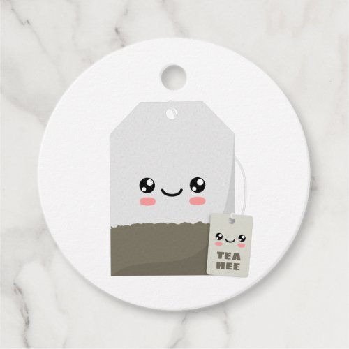 Tea Hee Favor Tags