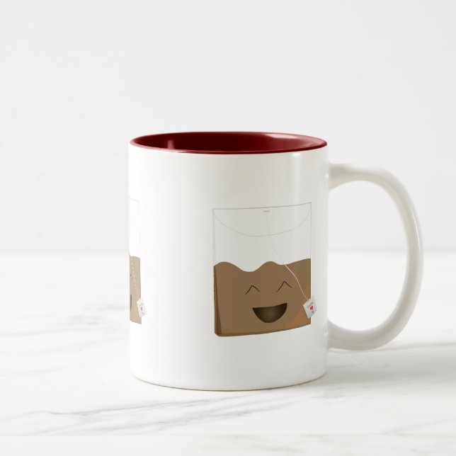 Tea is My Bag Two-Tone Coffee Mug (Right)
