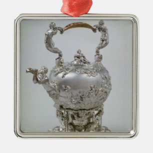 Tea kettle and stand by C.Kandler, London, 1730 Metal Ornament