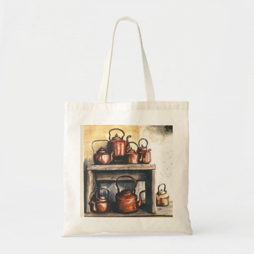 Tea Kettle Art Tote Bag